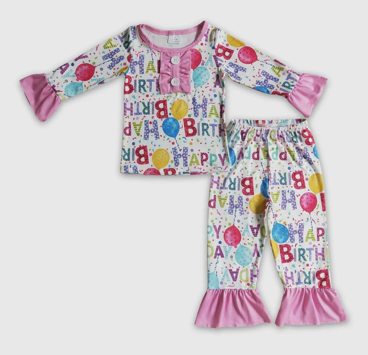 Girls Birthday Pjs