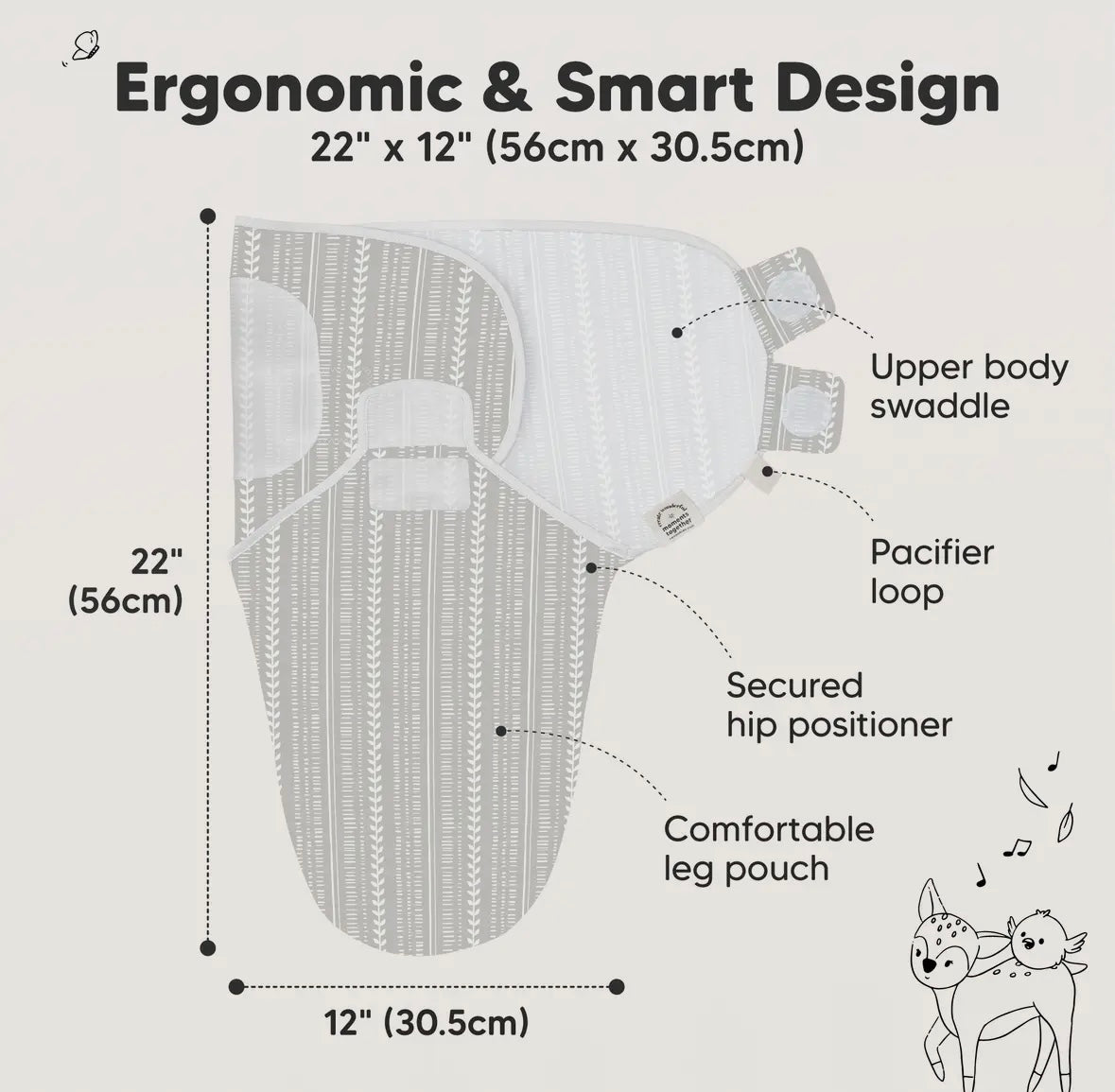 Soothe Baby Swaddles 3pk