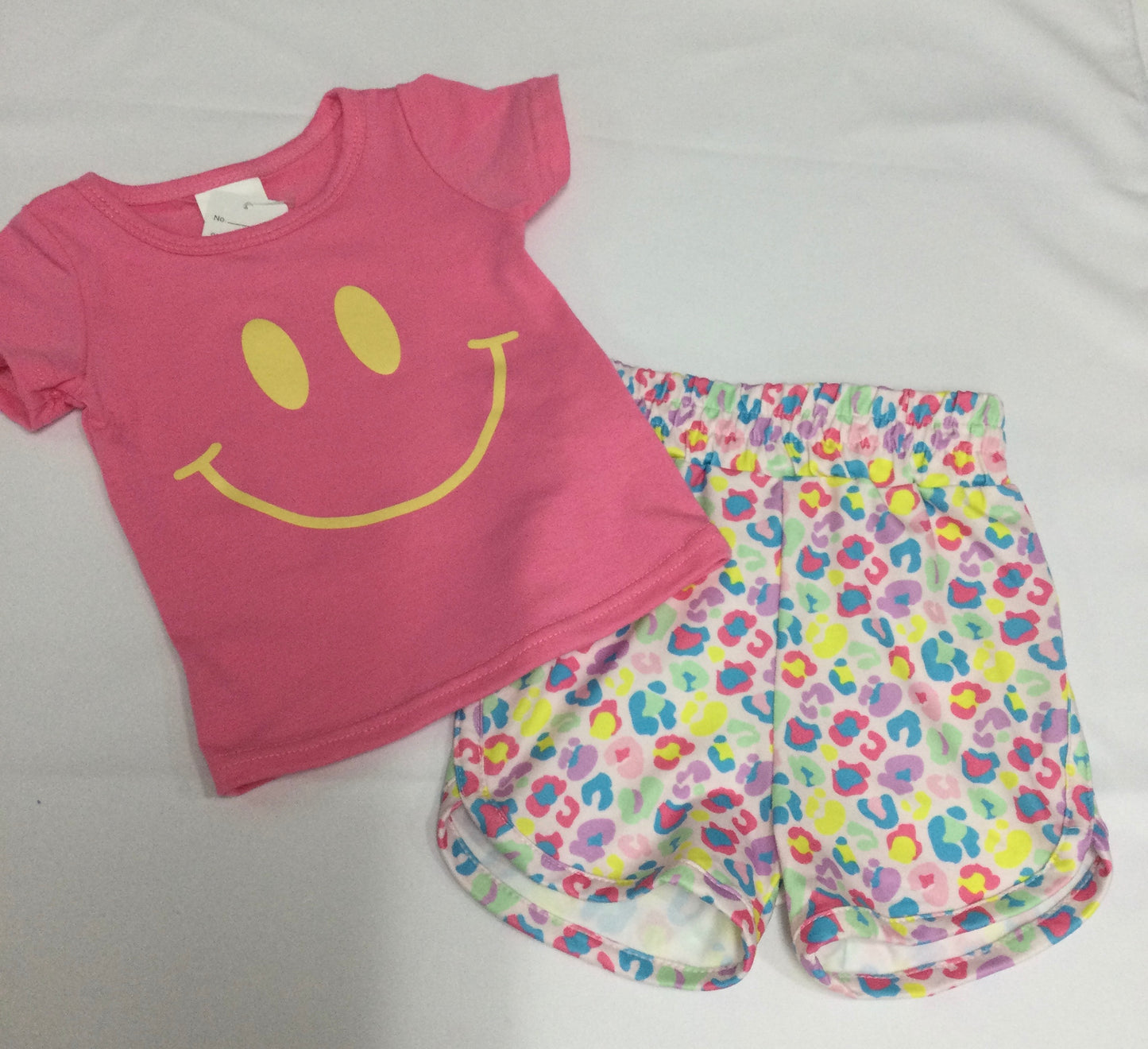 Pink Smile Short Set