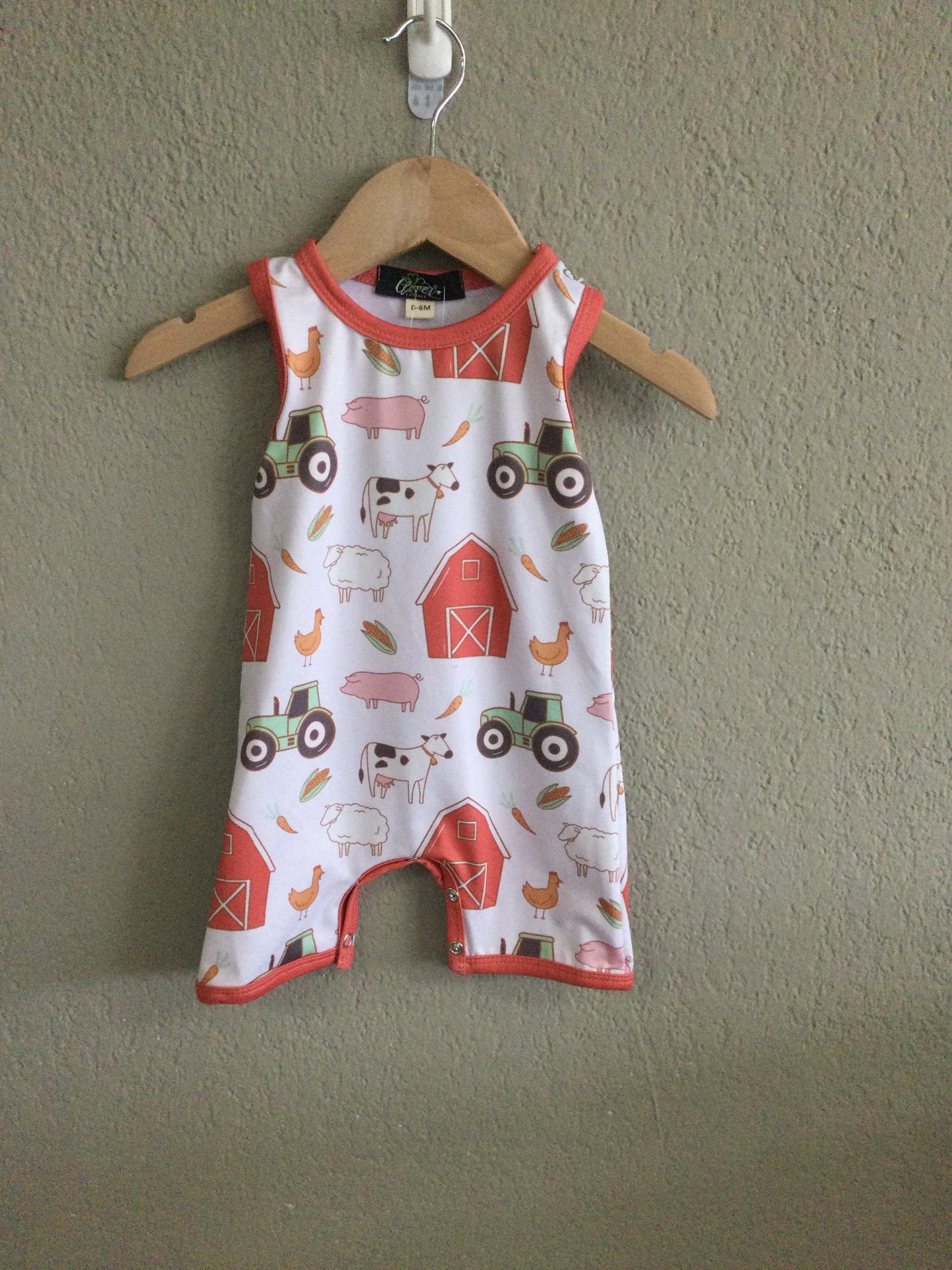 Barn Farm Fun Romper