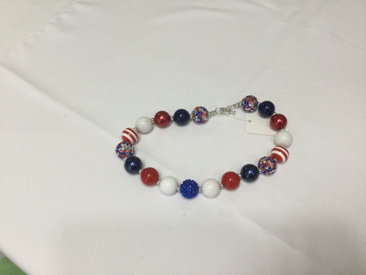 July 4th bubble necklace