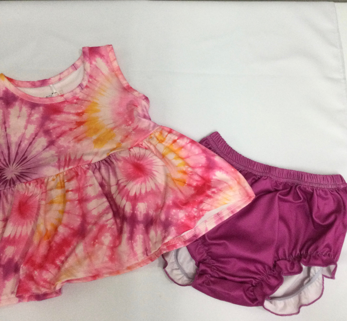 Tie Dye Bloomer Set