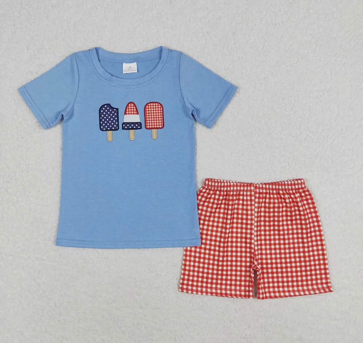 4th of July Boys Popsicle Set