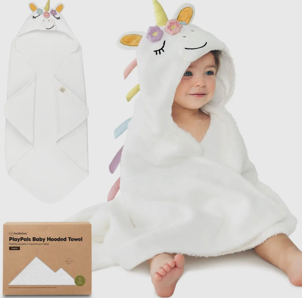 Play Pals Baby Hooded Towel