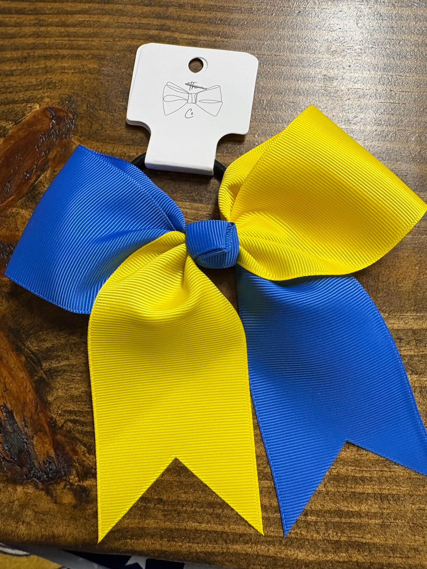 School Spirit Cheer Hair Bow