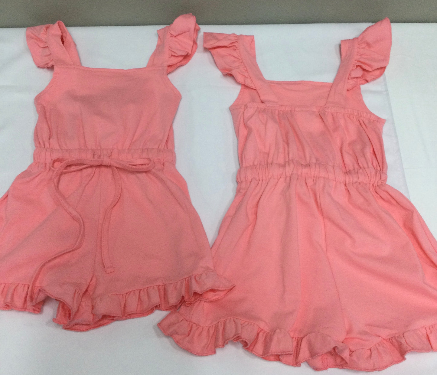 Pink Ruffle Romper