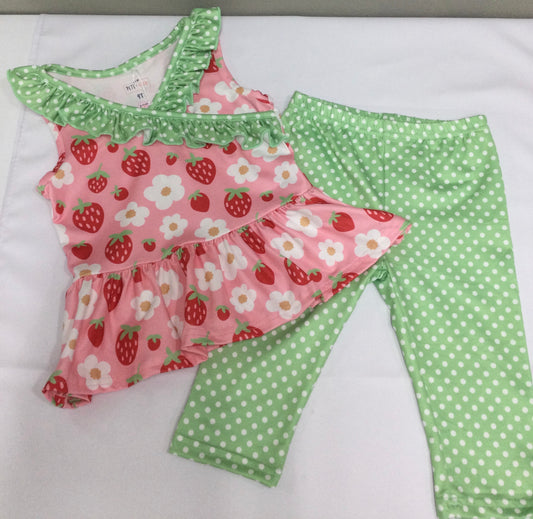 Strawberry Pant Set