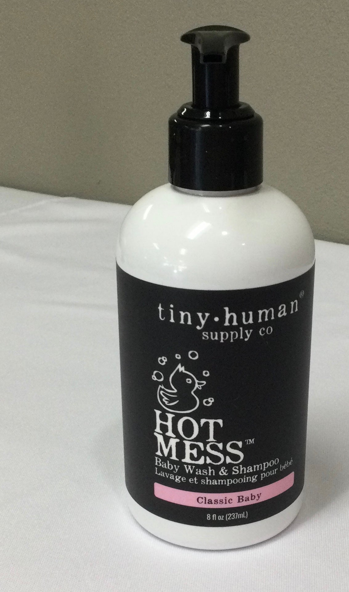 Tiny human baby wash and shampoo