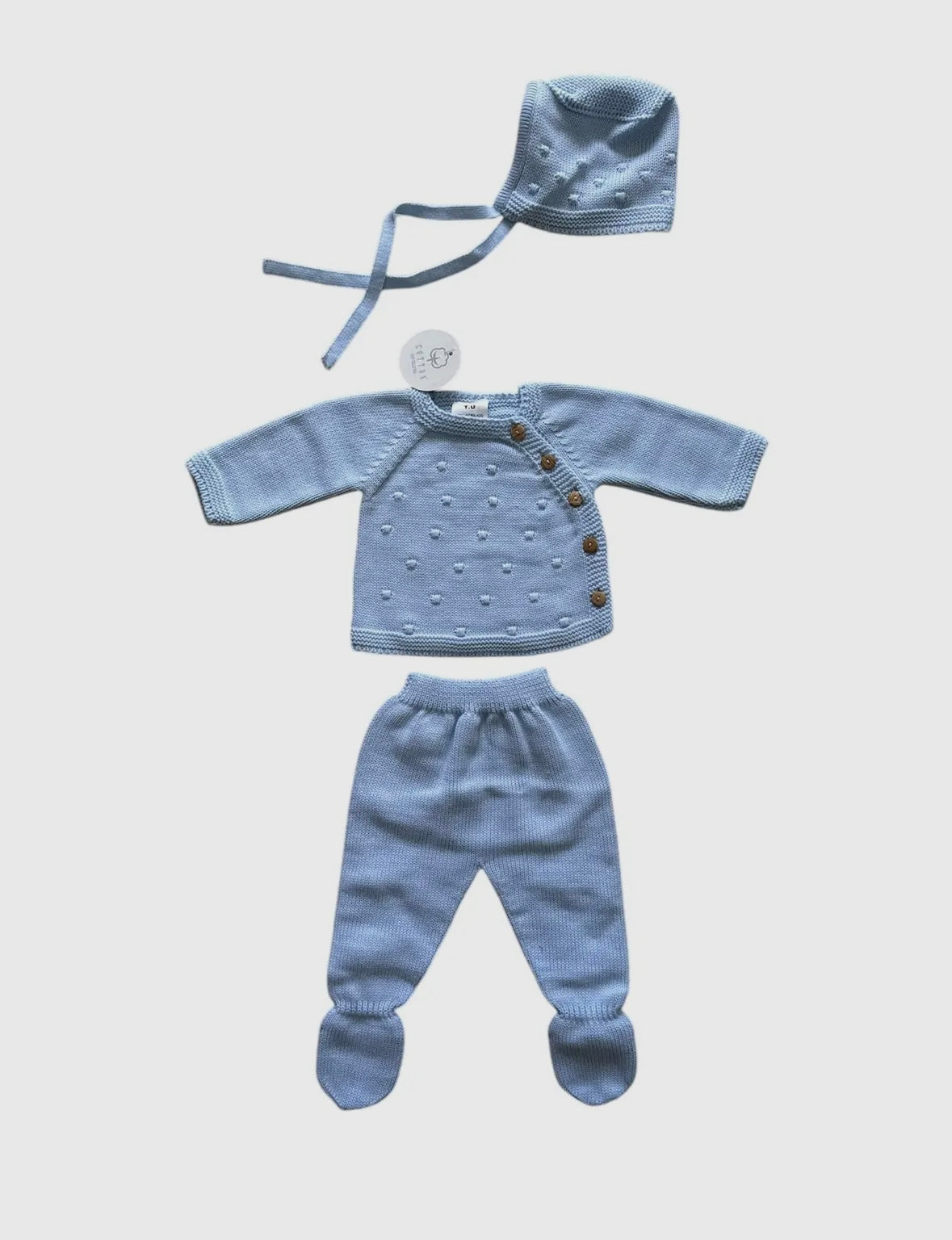 3 Piece Baby Knit Set