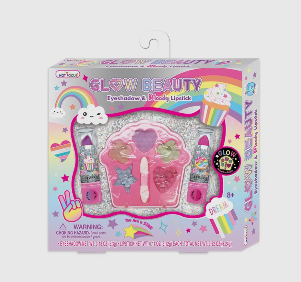 Glow Beauty - Eyeshadow & Lipstick