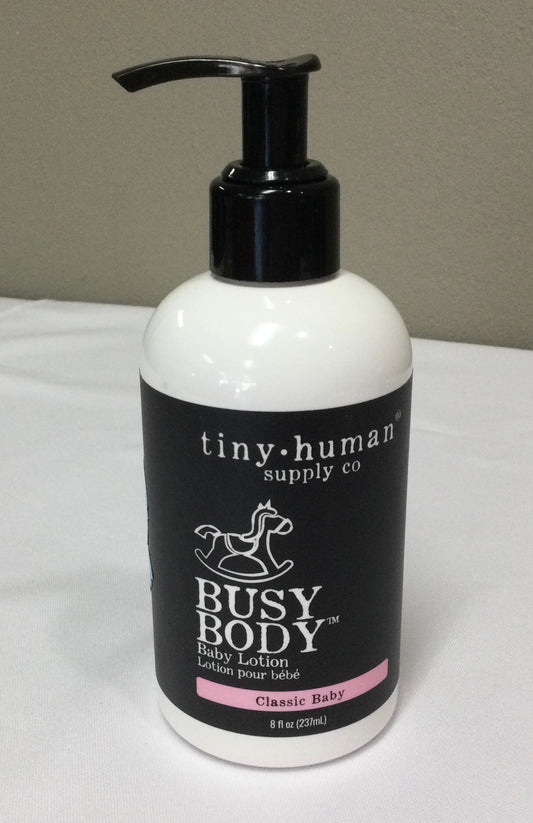 Tiny human baby lotion