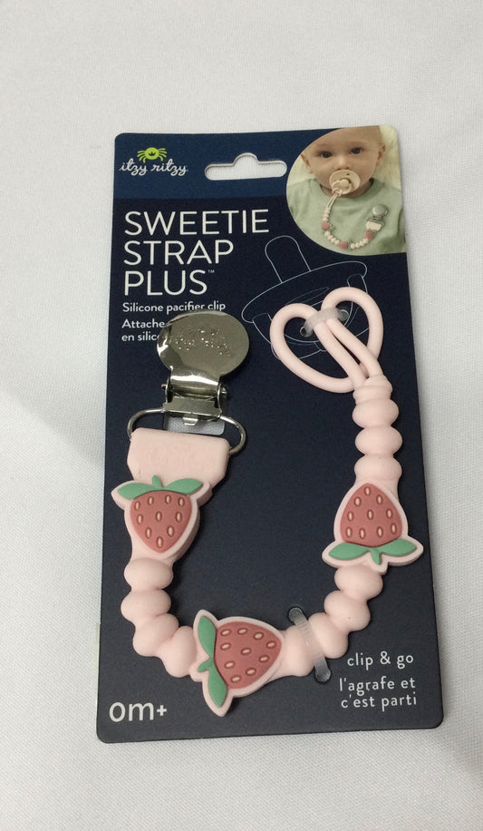 Pacifier Clip-strawberries