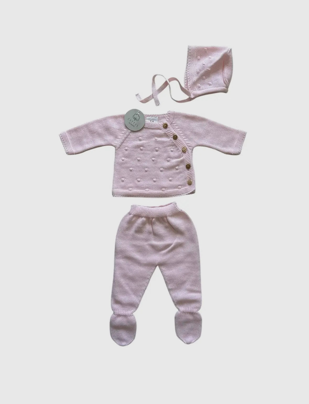 3 Piece Baby Knit Set