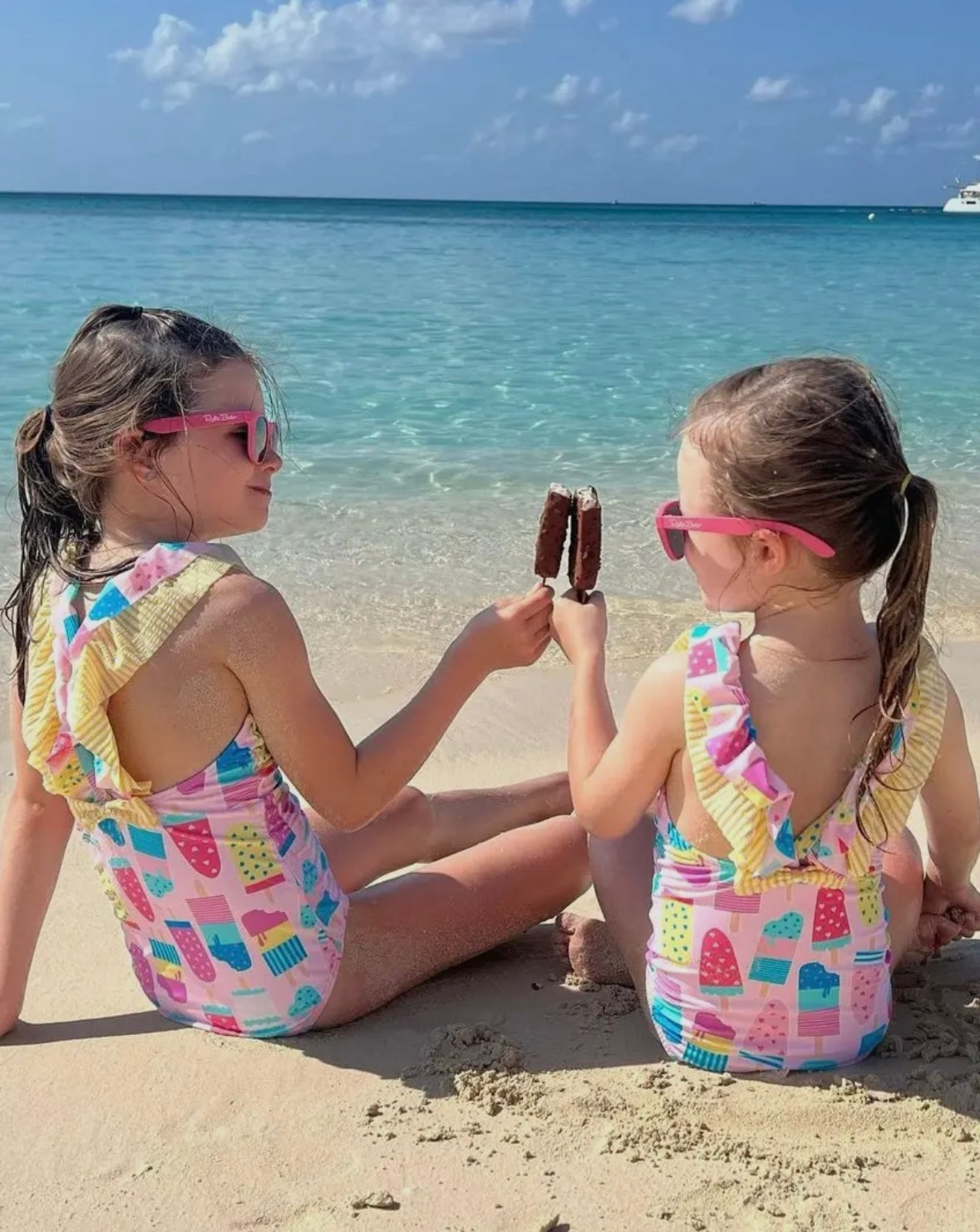 Ice Cream Social Bow Back Swimsuit