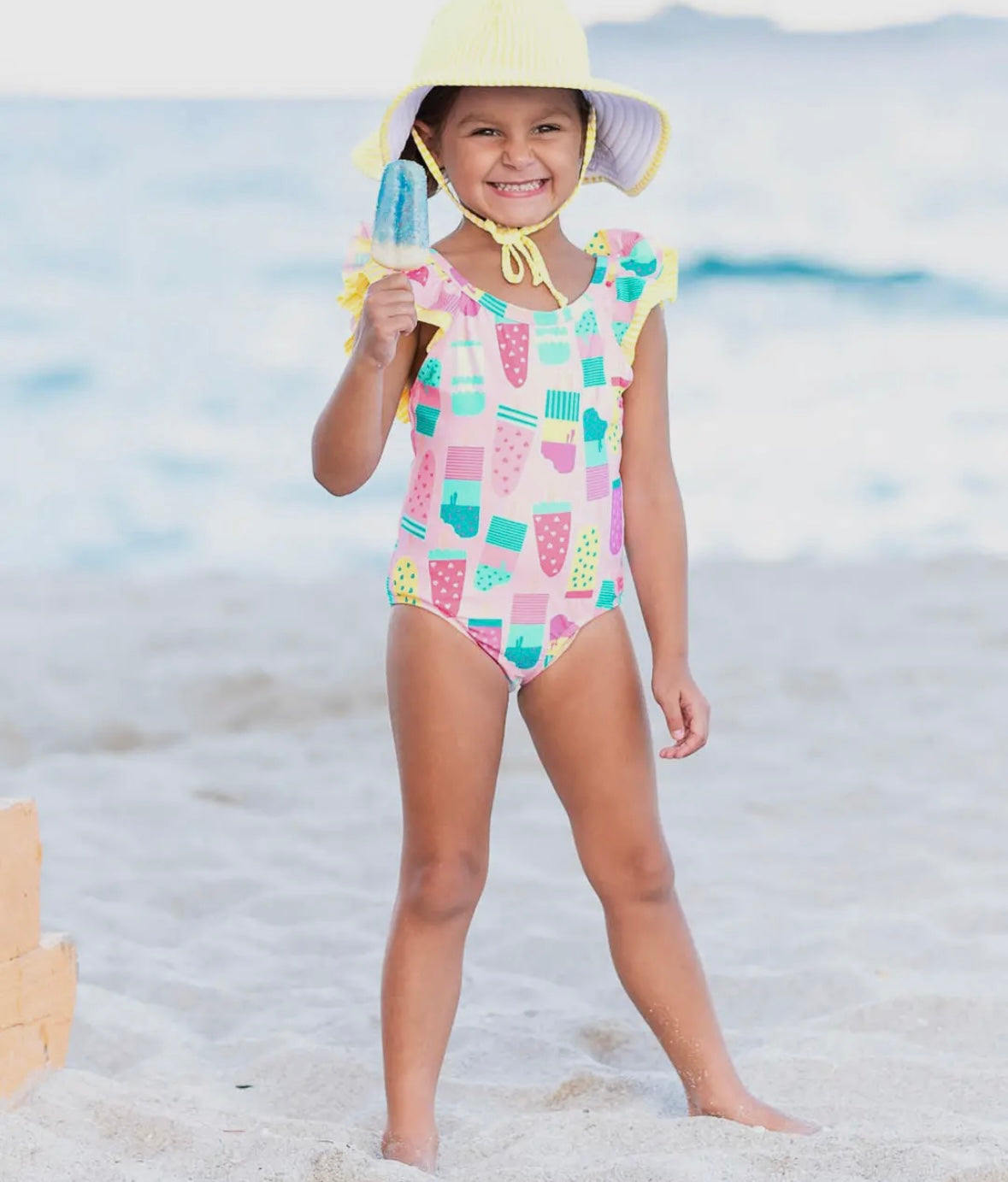 Ice Cream Social Bow Back Swimsuit